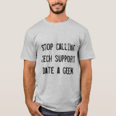 Date een geek t-shirt (Voorkant)