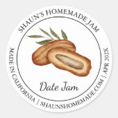 Date Jam Modern label (Voorkant)