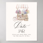 Date jar Date-ideeën voor stel Off the Market Poster (Voorkant)