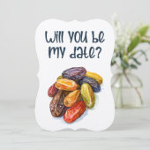 Date Night Humor - een grappige Valentijn meme Kaart (Staand voorkant)