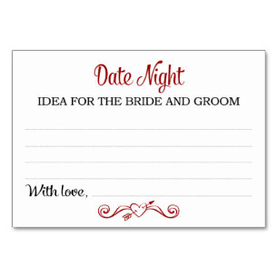 Date Night Idee Kaarten