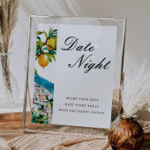 Date Night Ideeën Amalfi Lemon Vrijgezellenfeest S Poster
