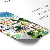 Date Night Ideeën Amalfi Lemon Vrijgezellenfeest S Poster (Hoek)