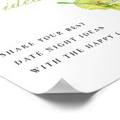 Date Night Ideeën Mexicaanse Fiesta Vrijgezellenfe Poster (Hoek)