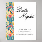 Date Night Ideeën Mexicaanse Fiesta Vrijgezellenfe Poster (Voorkant)