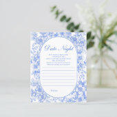 Date Night Ideeën voor Paar Bruid Iets Blauw (Staand voorkant)