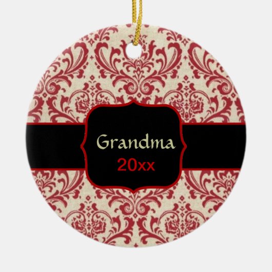 Dated and Personalized Holiday Photo Ornament (Voorkant)