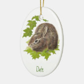 Dated, Custom Bunny Rabbit Ornament Animal (Links)