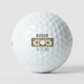 Dated Personalized Hole in One Titleist Pro V1 Golfballen (Voorkant)