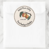 Dated  plum Jelly Label from your Kitchen (Tas)