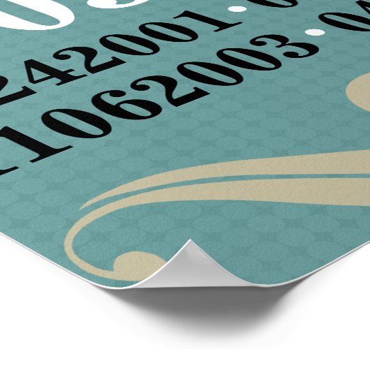 Dated Wall Art - Families met 4 kinderen Poster (Hoek)