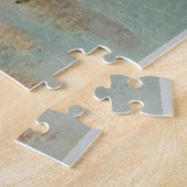 Dated, Waterverf Sandpiper Shore Beach Bird Art Legpuzzel (Zijkant)