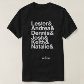 Dateline Correspondenten Ampersand Long hoeve T-Sh T-shirt (Design voorkant)