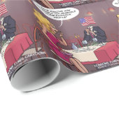 Daten op Sociale Media is Grappig Cadeaupapier (Rol Hoek)