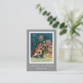 Daterend Dienst/Huwelijksmakelaar - de Met twee Visitekaartje (Staand voorkant)