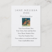 Daterend Dienst/Huwelijksmakelaar - de Met twee Visitekaartje (Achterkant)