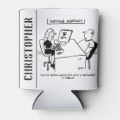 Dating Agency komt overeen met een brouwerij Blikjeskoeler (Voorkant)