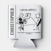 Dating Agency komt overeen met een brouwerij Blikjeskoeler (Achterkant)