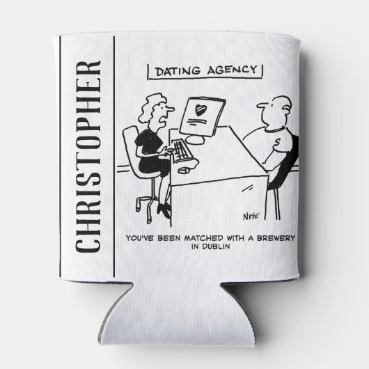 Dating Agency komt overeen met een brouwerij Blikjeskoeler (Achterkant)
