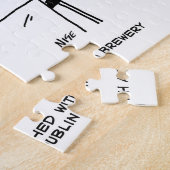 Dating Agency komt overeen met een brouwerij Legpuzzel (Zijkant)