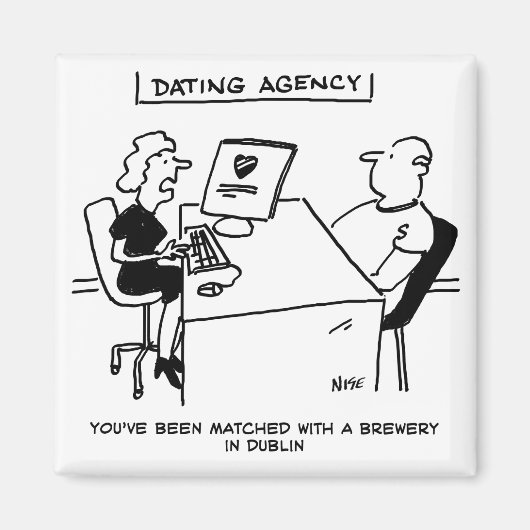 Dating Agency komt overeen met een brouwerij Magneet (Voorkant)