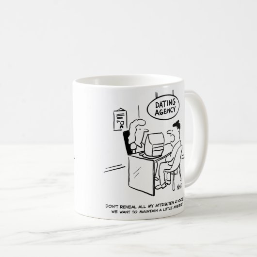 Dating Agency - laat niet al mijn attributen zien  Koffiemok (Voorkant rechts)