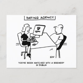 Dating Agency - Matrix met Briefkaart van brouweri
