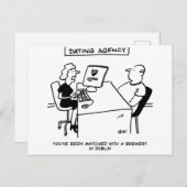 Dating Agency - Matrix met Briefkaart van brouweri (Voorkant / Achterkant)