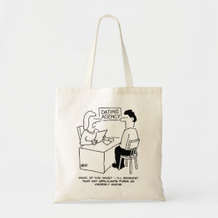 Dating Agency - verwacht dat bewonderaars een wach Tote Bag