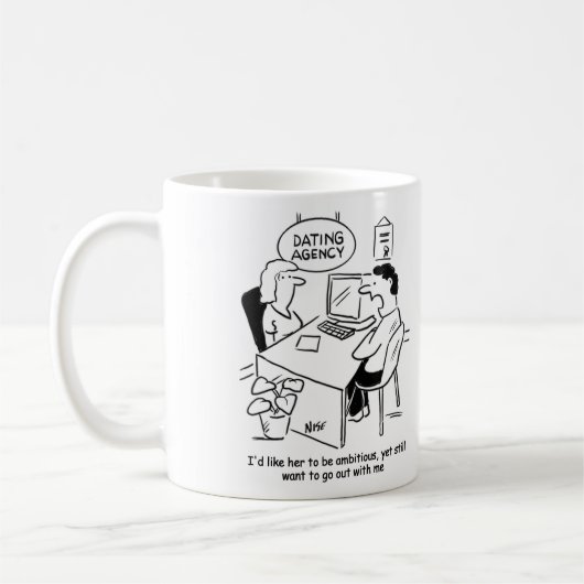 Dating Agency - wil dat meisje ambitieus is Koffiemok (Links)