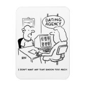 Dating Agency - wil geen meisje dat zongen Magneet (Verticaal)