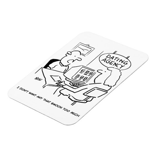 Dating Agency - wil geen meisje dat zongen Magneet (Linkerzijde)