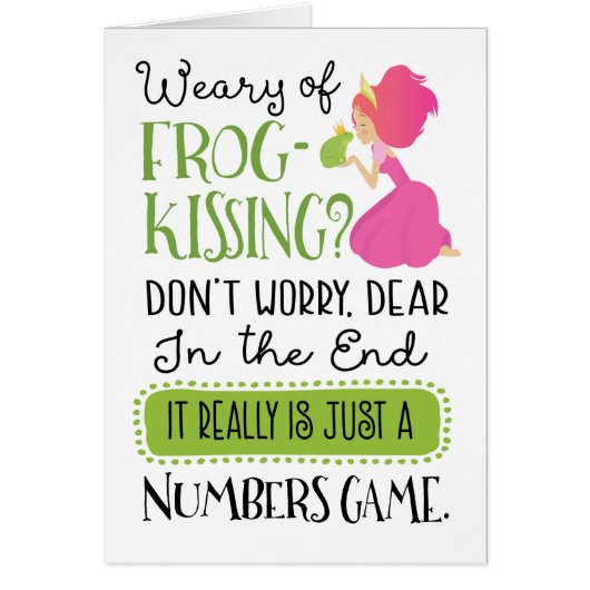 Dating enmoediger zijn is gewoon een Numbers Game (Voorkant)