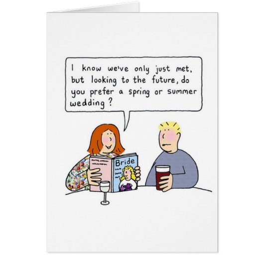 Dating Humor Cartoon Couple (Voorkant)