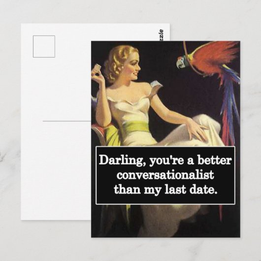 Dating is moeilijk Funny Graphic Briefkaart (Voorkant / Achterkant)