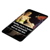 Dating is moeilijk  Funny Graphic Magneet (Linkerzijde)