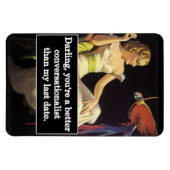 Dating is moeilijk  Funny Graphic Magneet (Horizontaal)