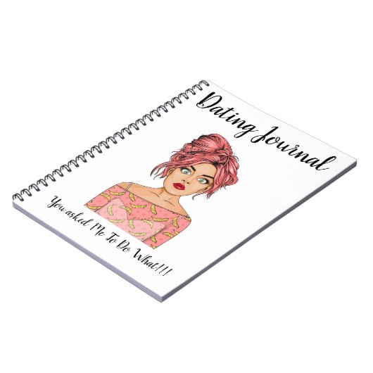 Dating Journal - Datum waarop je gevraagd werd wat Notitieboek (Linkerzijde)