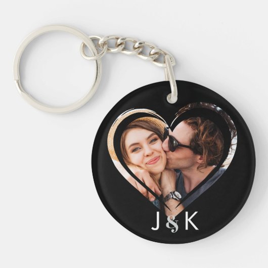Dating Paar Vriendin Vriendin Fotocollage Sleutelhanger (Voorkant)