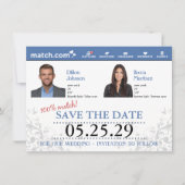 Dating Profile Save the Date Kaart (Voorkant)