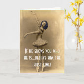 Dating & Relatie I vouwbaar Wenskaart Kaart (Gele Bloem)