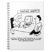 Datingagentschap - Proces als minnaar Notitieboek (Voorkant)