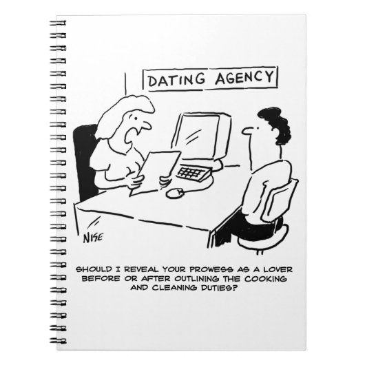 Datingagentschap - Proces als minnaar Notitieboek (Voorkant)
