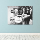 Dato Mandi en Wife in de Filipijnen Fotograp Canvas Afdruk (Insitu (Houten vloer))