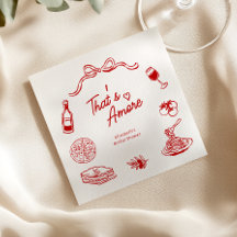 Dat's Amore Coquette Italiaanse Bruiloft Paper
