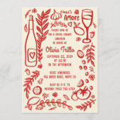 Dat's Amore Italiaans Eten Aangepaste Bruids Bruil Kaart (Voorkant)