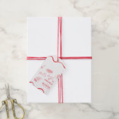 Dat's Amore Italiaanse Doodles Bruiloft Cadeaulabel (Met Touw)
