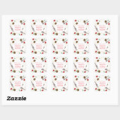 Dat's Amore Italiaanse Pasta Bruiloft Vierkante Sticker (Vel)