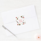 Dat's Amore Italiaanse Pasta Bruiloft Vierkante Sticker (Envelop)