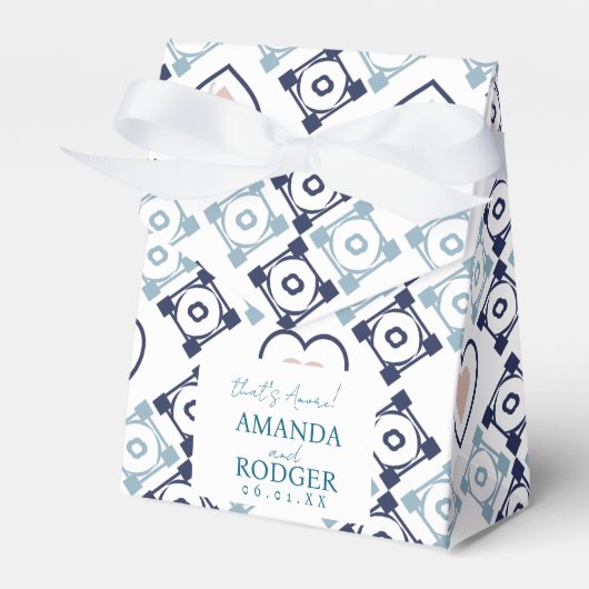 Dat's Amore Italiaanse Tegels en Harten Bedankdoosjes (Voorkant Zijde)